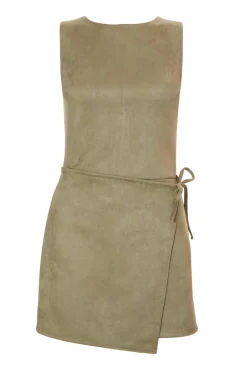 Quiz Playsuits|Playsuits>Faux Suede Playsuit