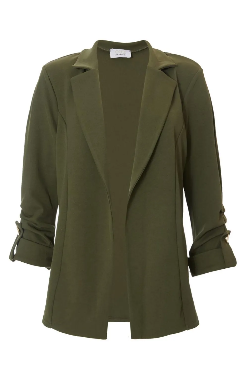 Quiz Workwear|Summer Clothes>Ruched Sleeve Blazer