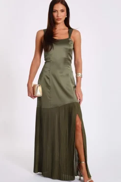 Quiz Prom Dresses|Prom & Ball>Satin Pleated Maxi Dress