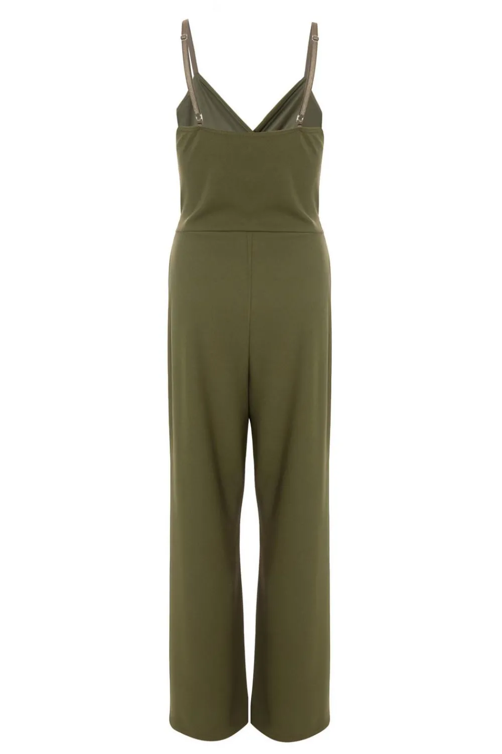 Quiz Summer Jumpsuits|Going Out Jumpsuits>Khaki Strappy Buckle Detail Jumpsuit