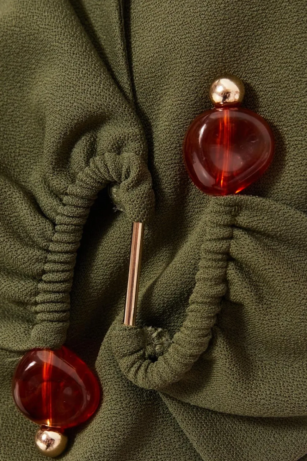 Quiz Summer Jumpsuits|Going Out Jumpsuits>Khaki Strappy Buckle Detail Jumpsuit
