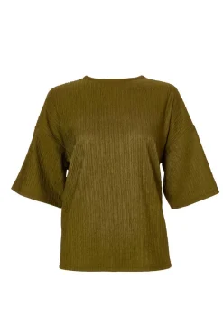 Quiz T-Shirts|Summer Tops>Textured T-Shirt