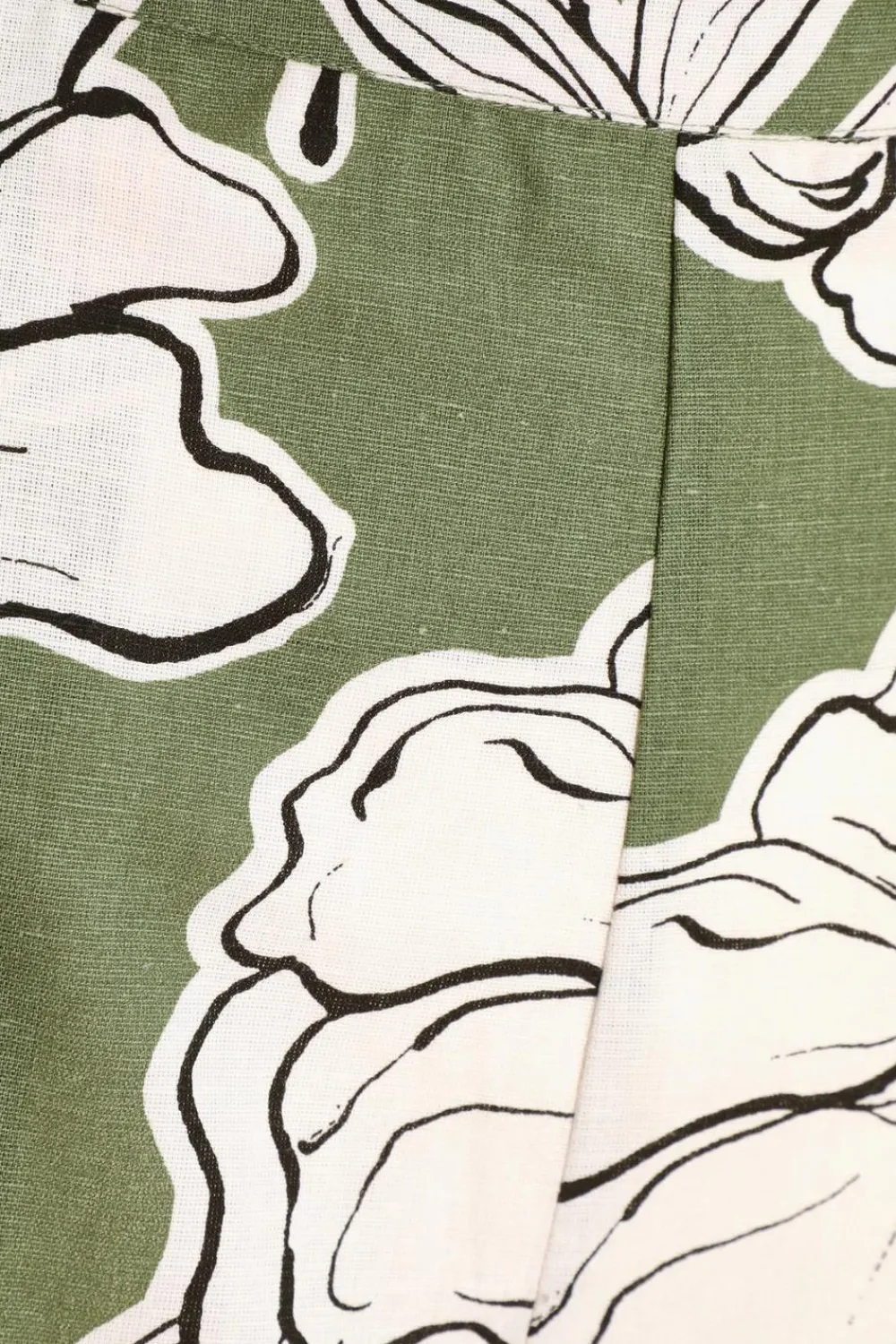 Quiz Shorts|Holiday>Khaki Tropical Print Shorts