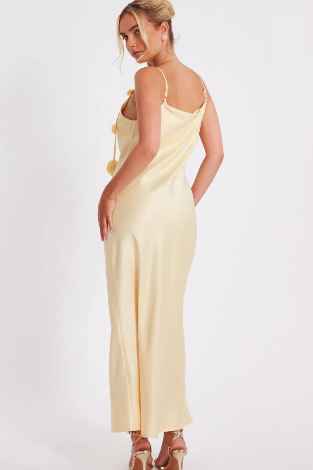 Quiz Day At The Races|Christening Guest>Satin Midaxi Dress