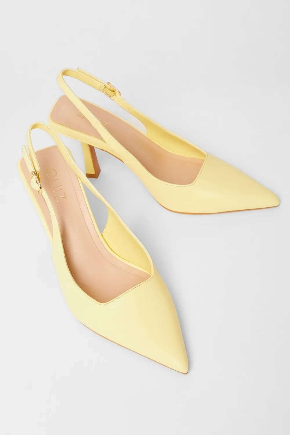Quiz Occasion Shoes|Heels>Sling Back Court Heels
