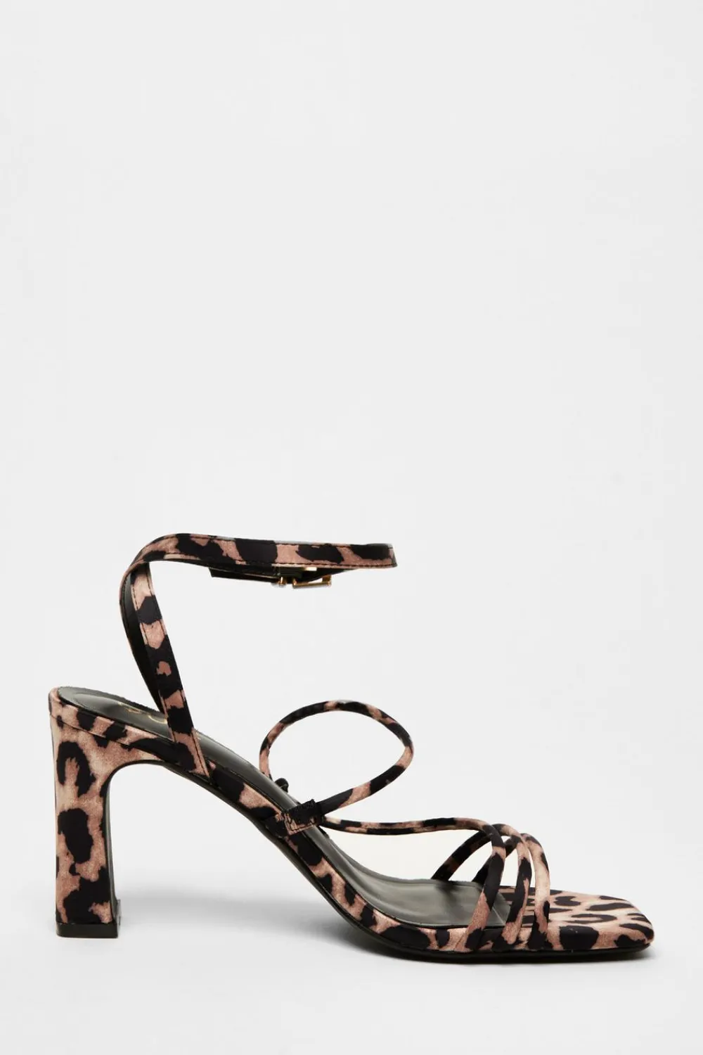 Quiz Shoe & Bag Sets|Sandals>Leopard Print Heeled Sandals