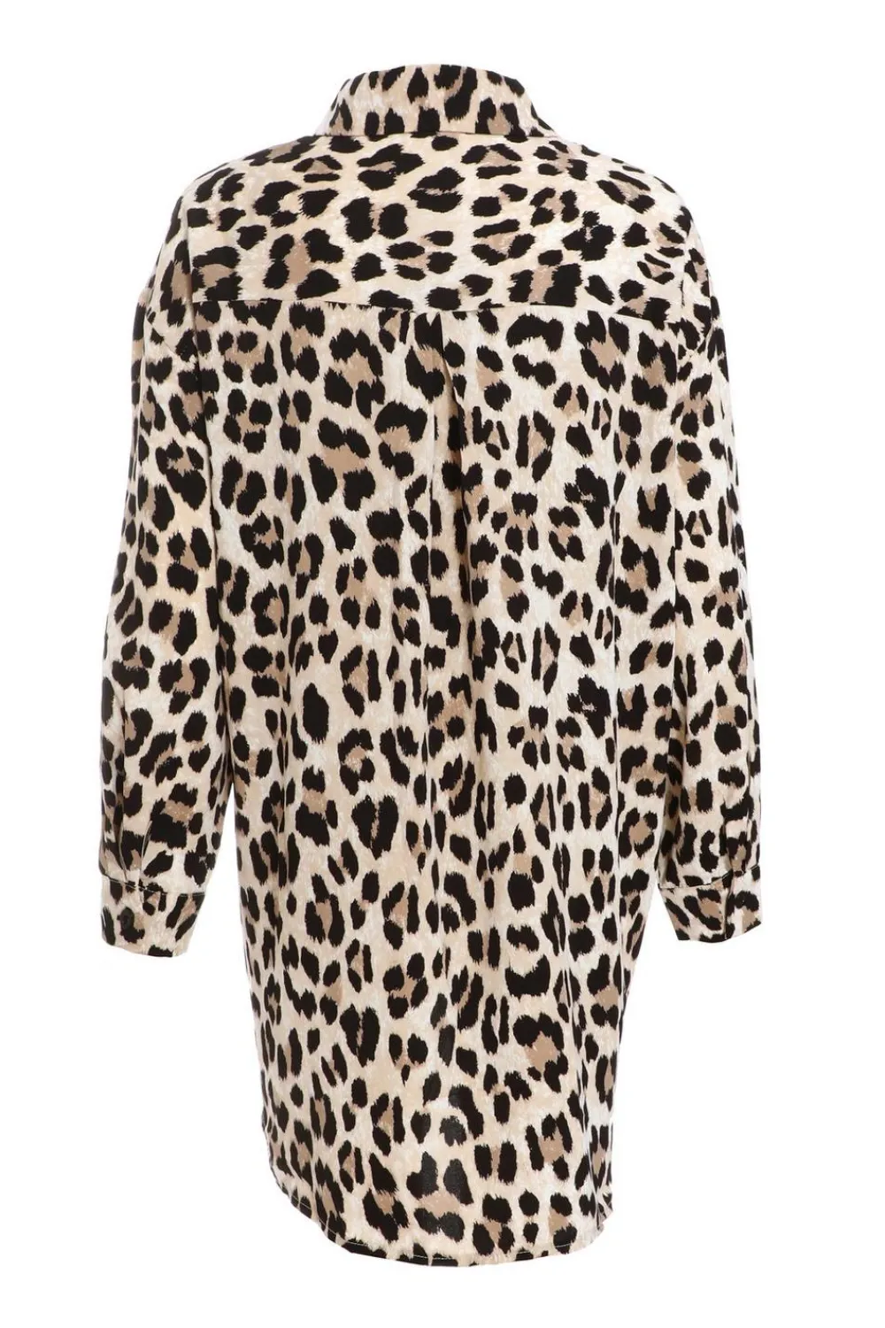 Quiz Shirts & Blouses|Tops>Leopard Print Oversized Blouse