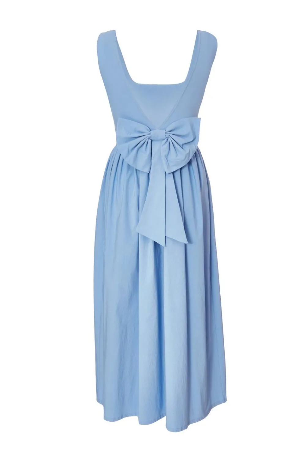 Quiz Summer Clothes|Holiday>Light Blue Bow Back Midi Dress