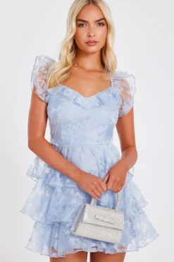 Quiz Day At The Races|Florals>Chiffon Floral Skater Dress