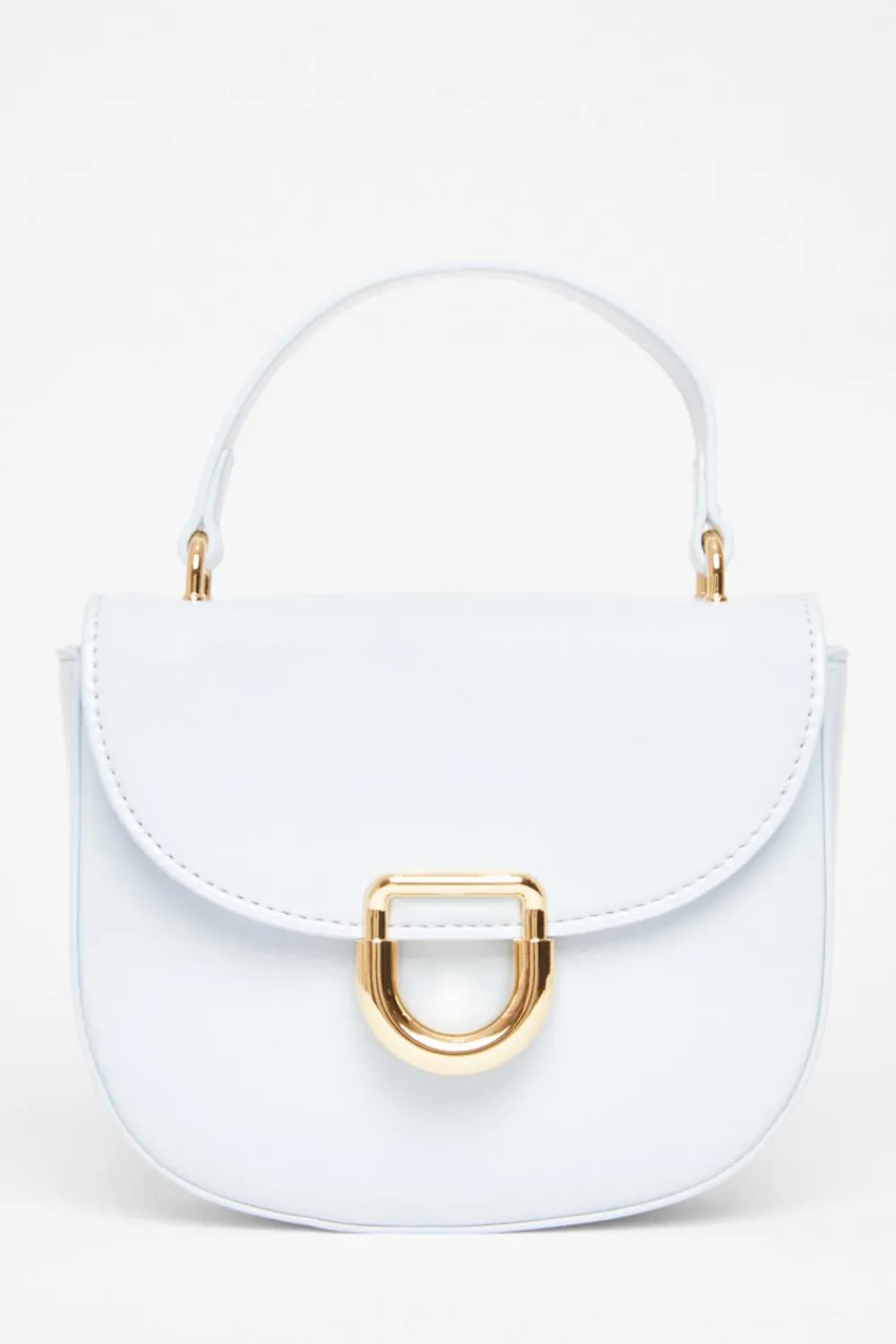 Quiz Bags|Shoe & Bag Sets>Light Faux Leather Top Handle Bag