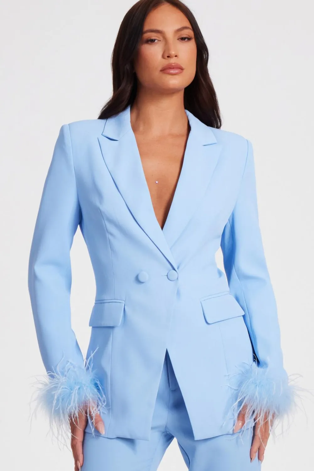 Quiz Day At The Races|Christening Guest>Feather Trim Blazer