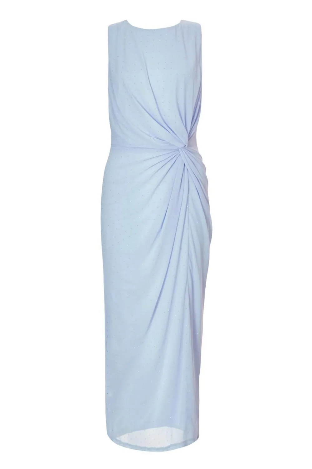 Quiz Day At The Races|Summer Clothes>Light Blue Mesh Embellished Midaxi Dress