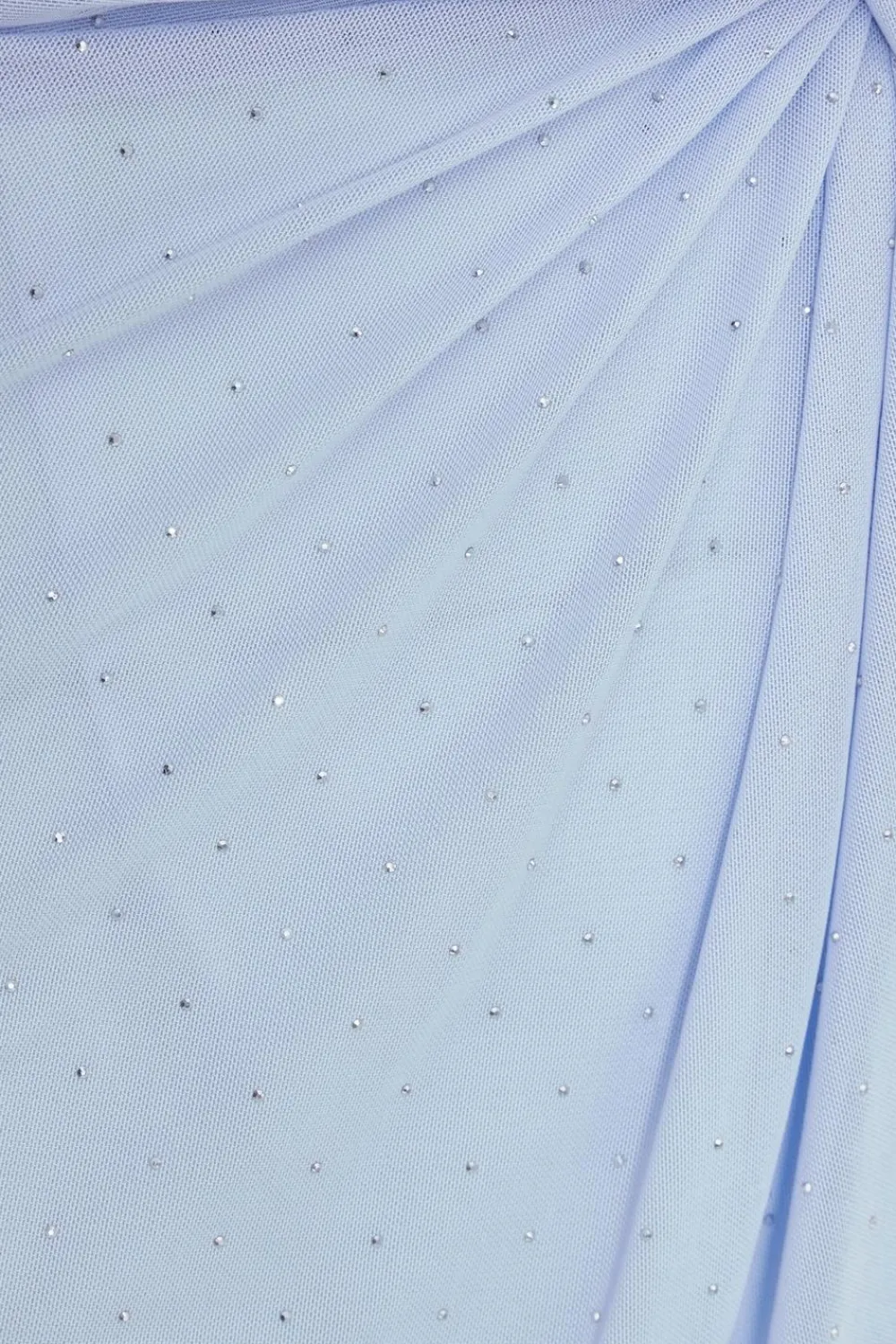 Quiz Day At The Races|Summer Clothes>Light Blue Mesh Embellished Midaxi Dress