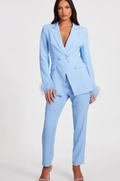 Quiz Day At The Races|Christening Guest>Light Blue Tailored Trousers