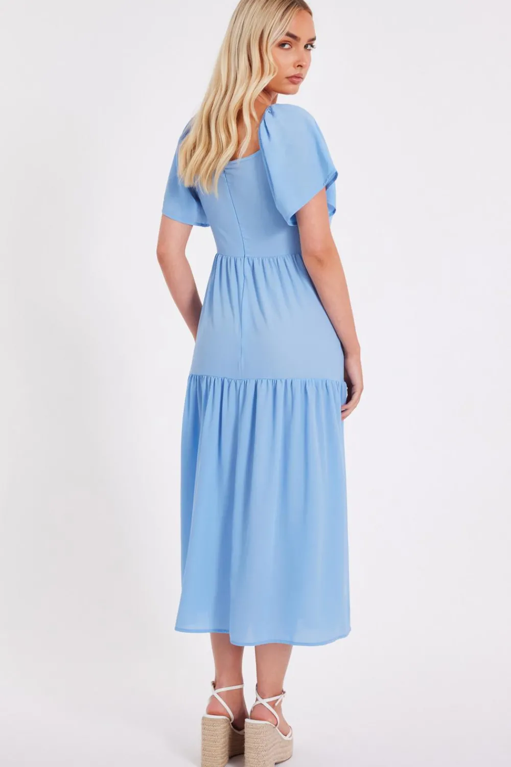 Quiz Summer Clothes|Holiday>Tiered Midaxi Dress