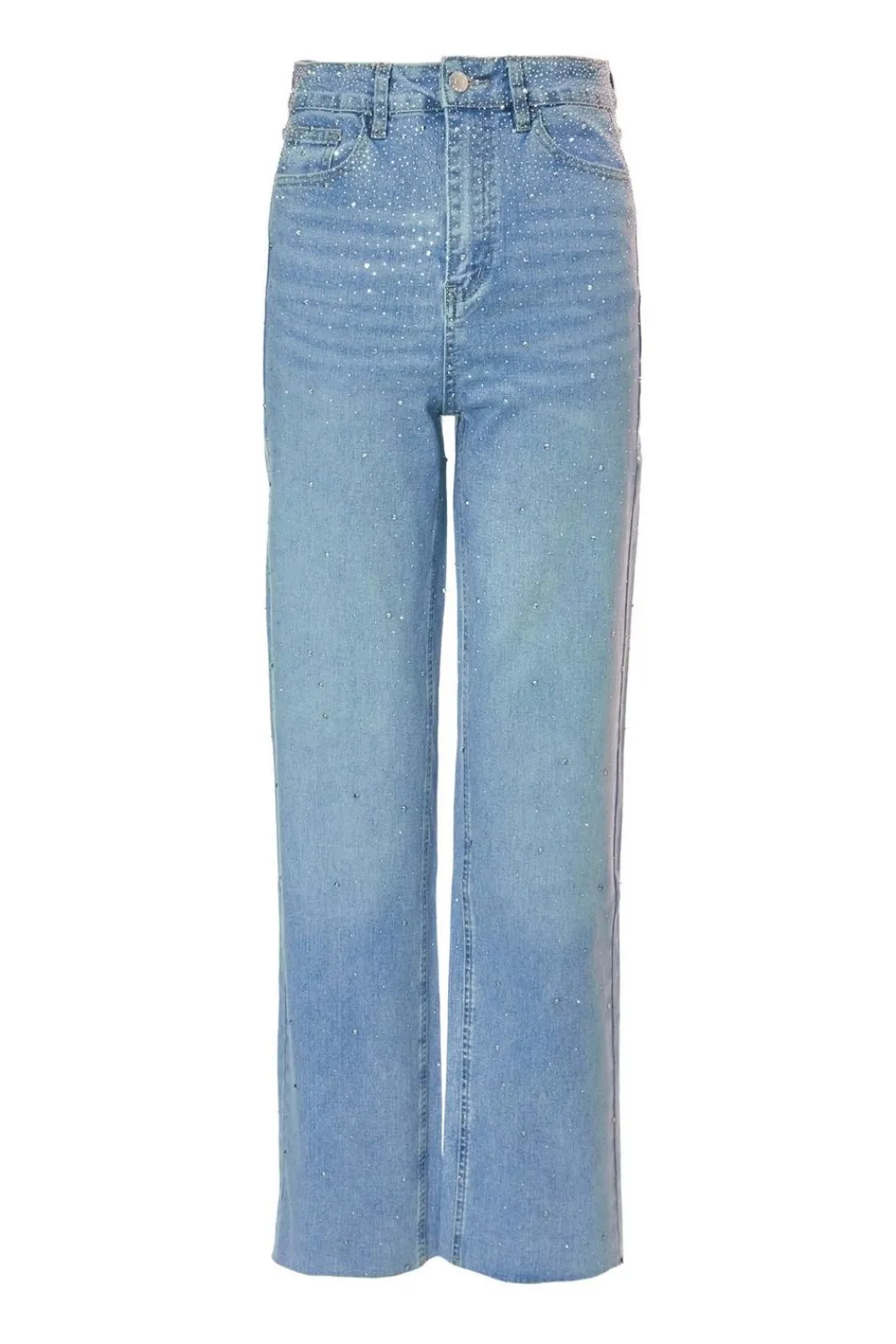 Quiz Trousers|Modest>Light Denim Embellished Jeans