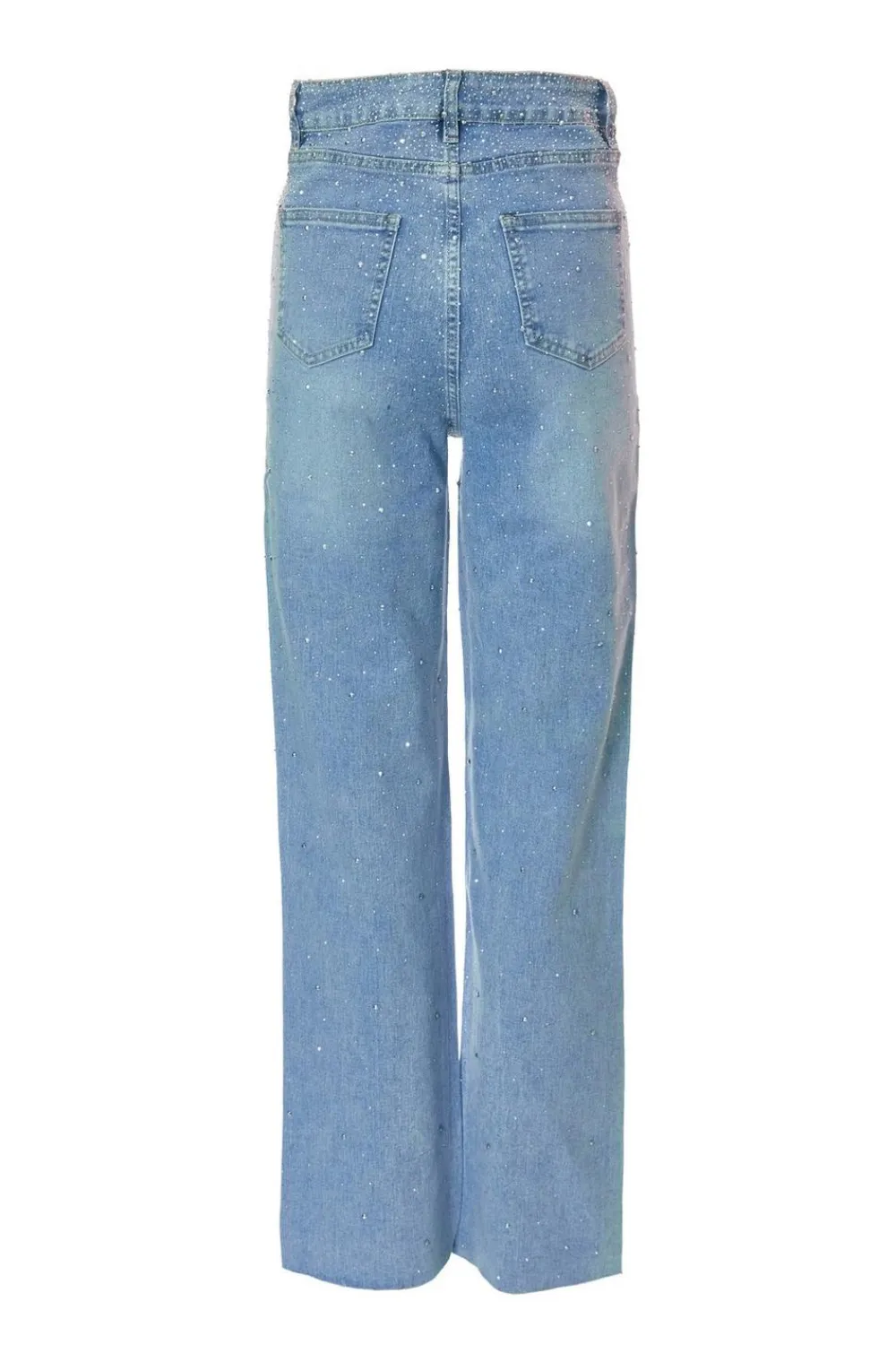 Quiz Trousers|Modest>Light Denim Embellished Jeans