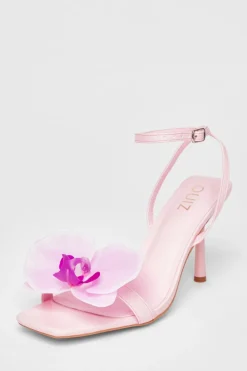 Quiz Occasion Shoes|Heels>Flower Detail Stiletto Heels