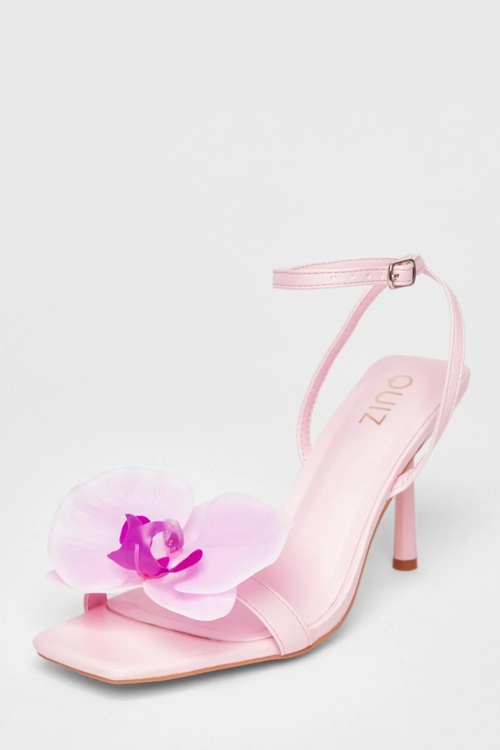 Quiz Occasion Shoes|Heels>Flower Detail Stiletto Heels