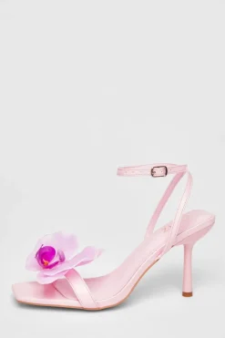 Quiz Occasion Shoes|Heels>Flower Detail Stiletto Heels