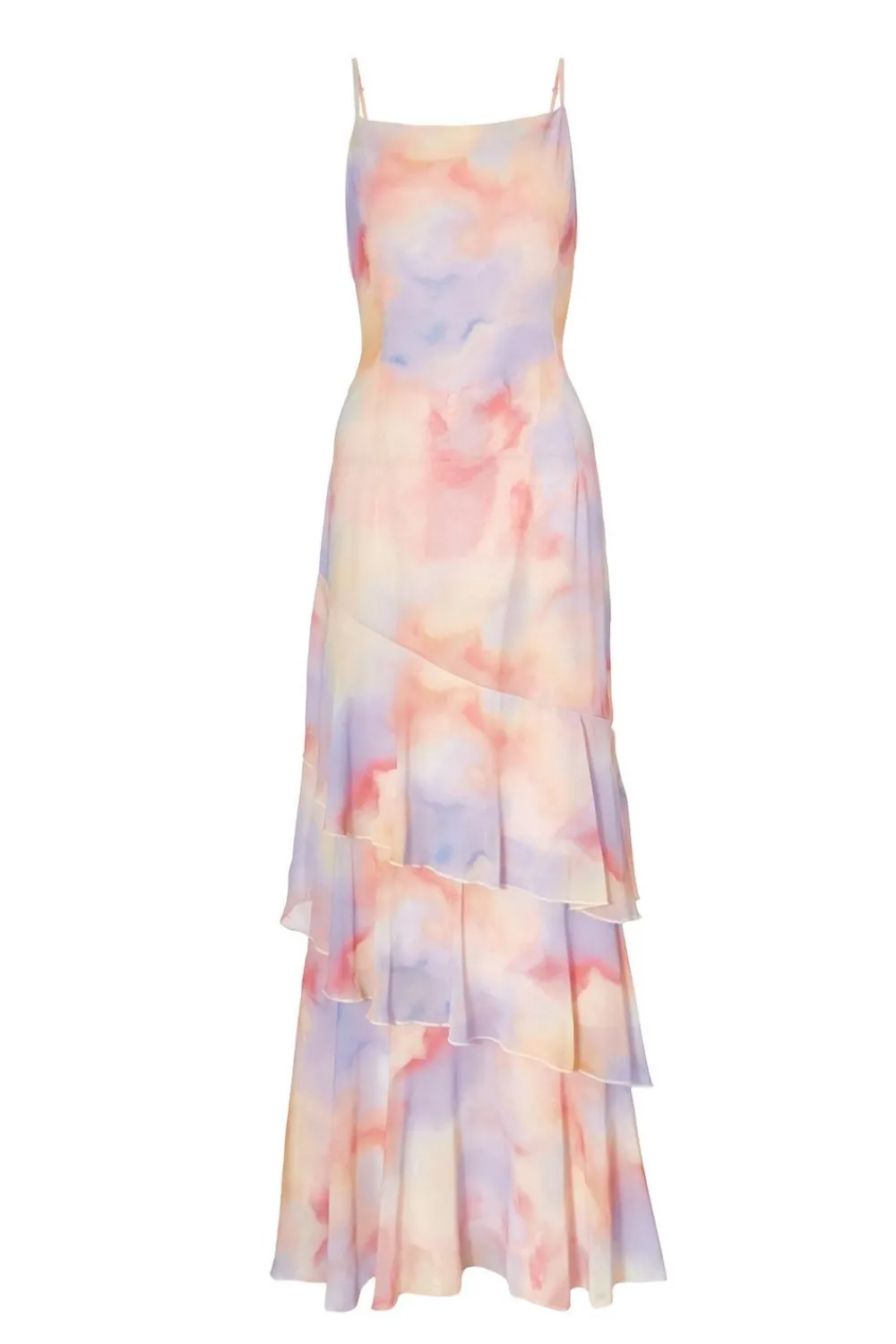Quiz Day At The Races|Dresses>Light Pink Tie Dye Maxi Dress