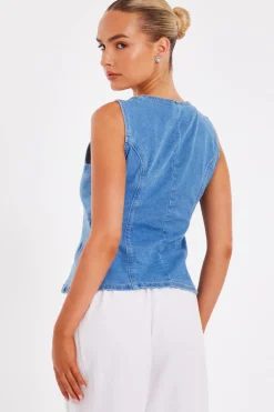 Quiz Waistcoat|Summer Tops><noscript><img width=