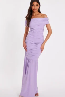 Quiz Prom Dresses|Prom & Ball>Bardot Drop Waist Maxi Dress