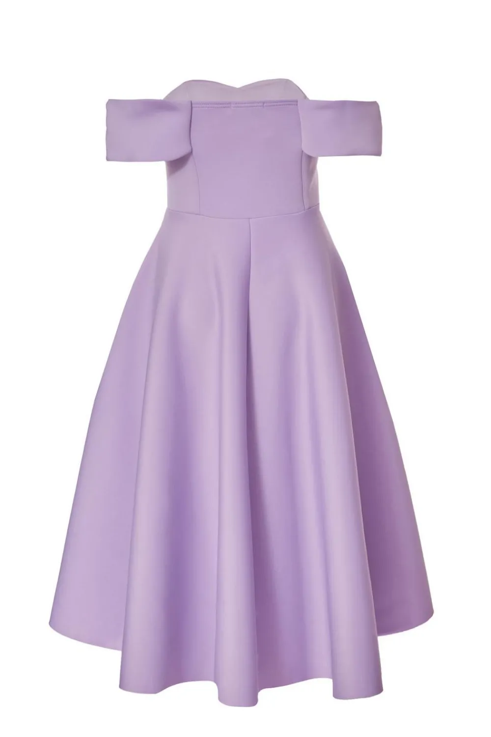 Quiz Day At The Races|Wedding Guest Dresses>Lilac Bardot Midi Skater Dress