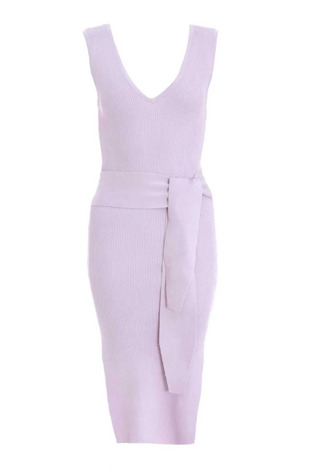 Quiz Midi Dresses|Day Dresses>Knit Tie Belt Bodycon Midi Dress