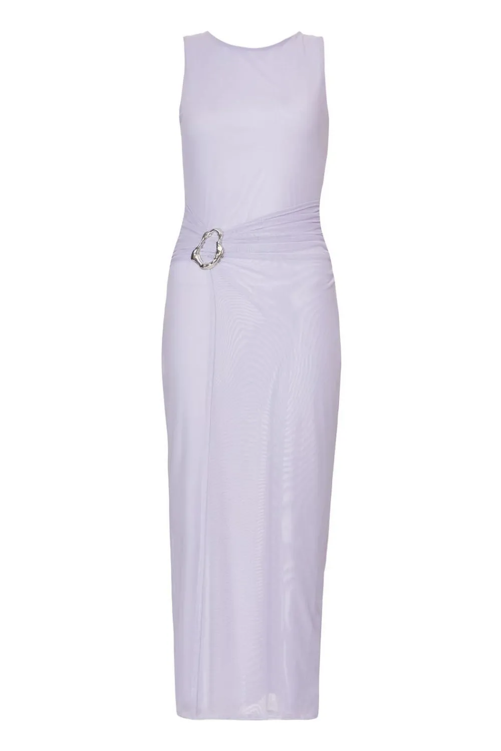 Quiz Summer Clothes|Going Out>Lilac Mesh Buckle Midaxi Dress