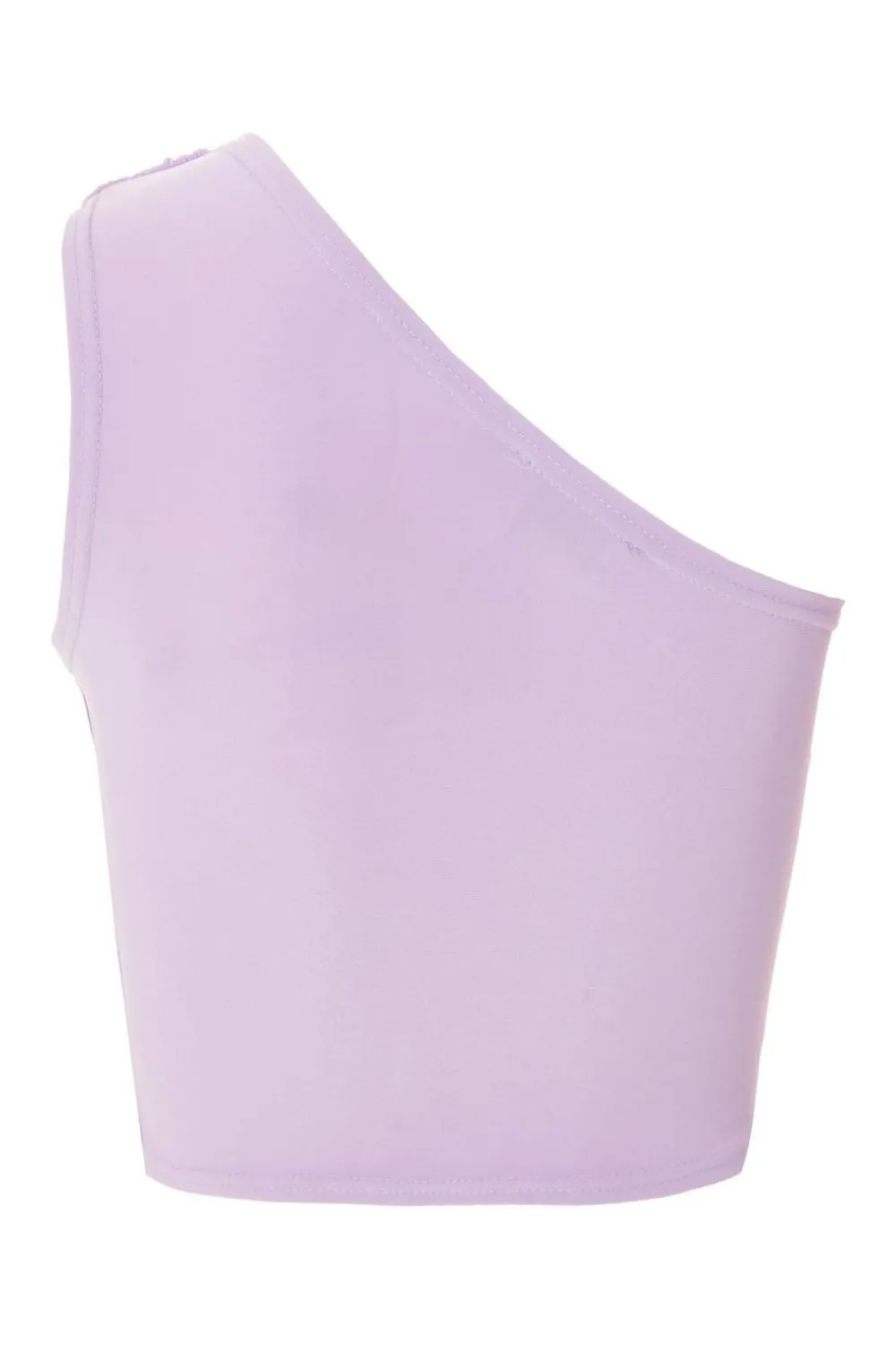 Quiz Going Out Tops|Crop Tops>Lilac One Shoulder Crop Top