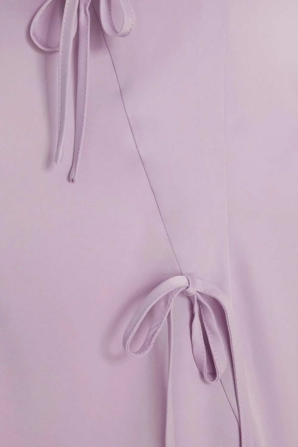 Quiz Summer Clothes|Holiday>Lilac Satin Bow Mini Dress