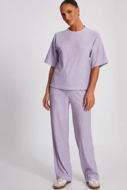 Quiz T-Shirts|Summer Tops>Textured T-Shirt