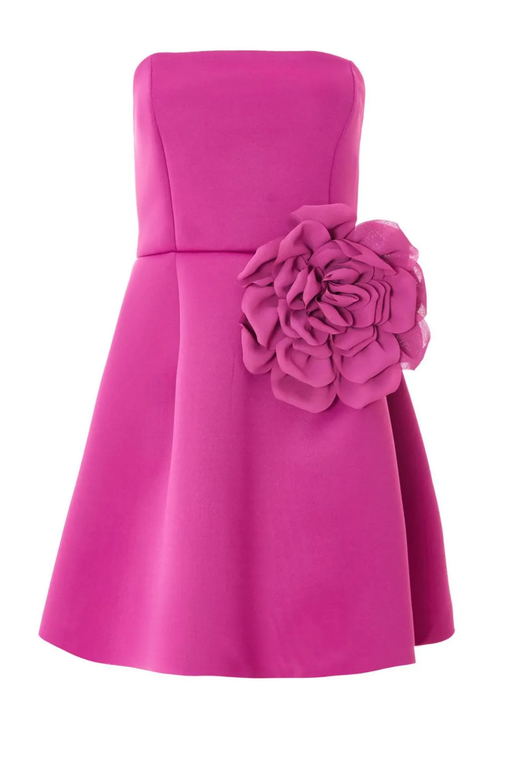 Quiz Evening Dresses|Day At The Races>Magenta Strapless Mini Dress