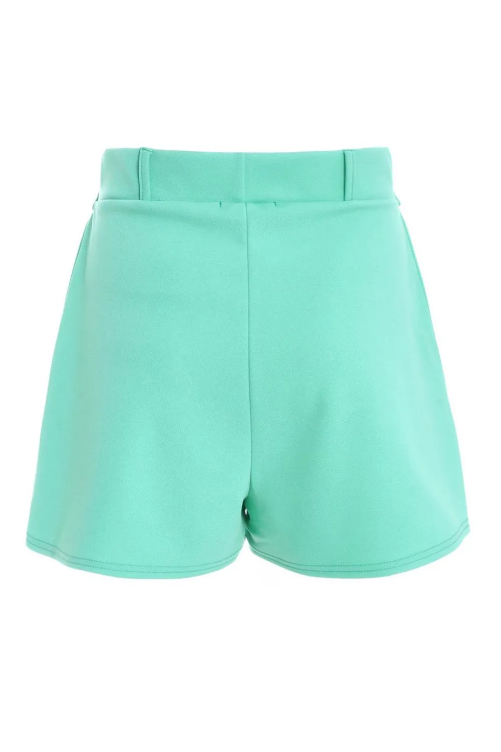 Quiz Shorts|Co-Ords>Mint High Waisted Belted Shorts