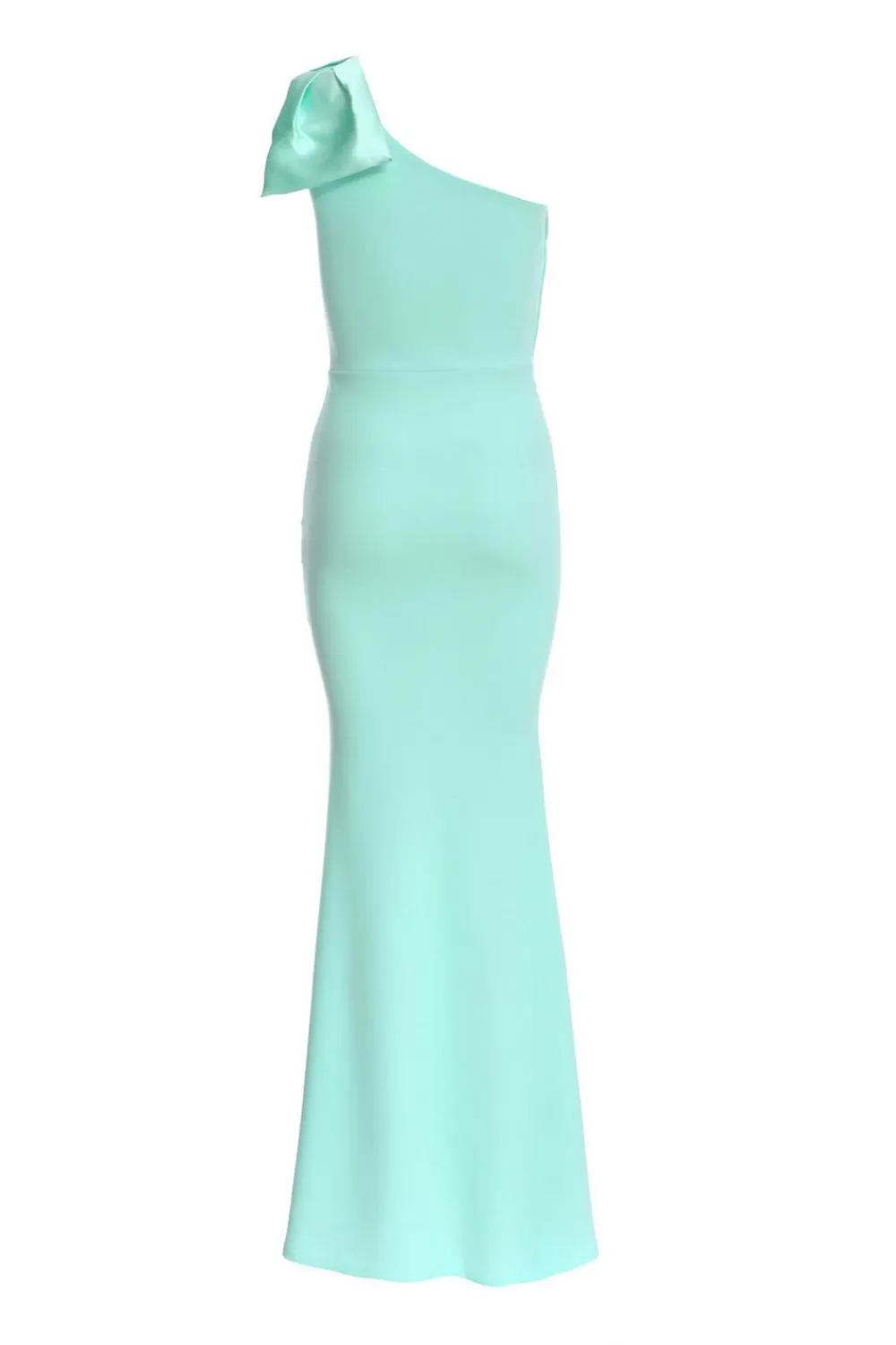 Quiz Prom Dresses|Prom & Ball>Mint One Shoulder Bow Maxi Dress