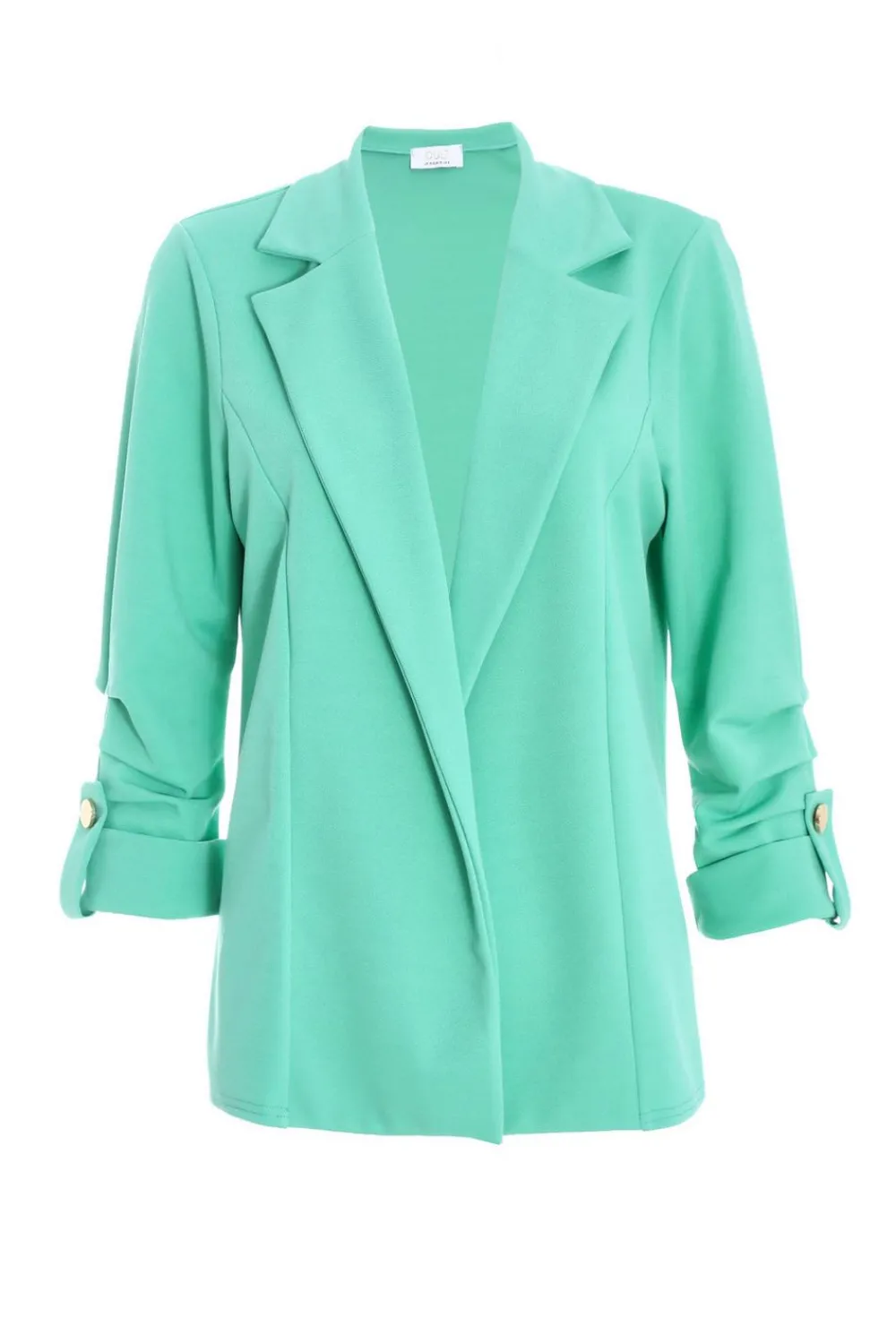 Quiz Co-Ords|Casual Clothing>Mint Ruched Sleeve Tailored Blazer