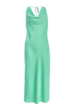 Quiz Summer Clothes|Holiday>Mint Satin Slip Midi Dress