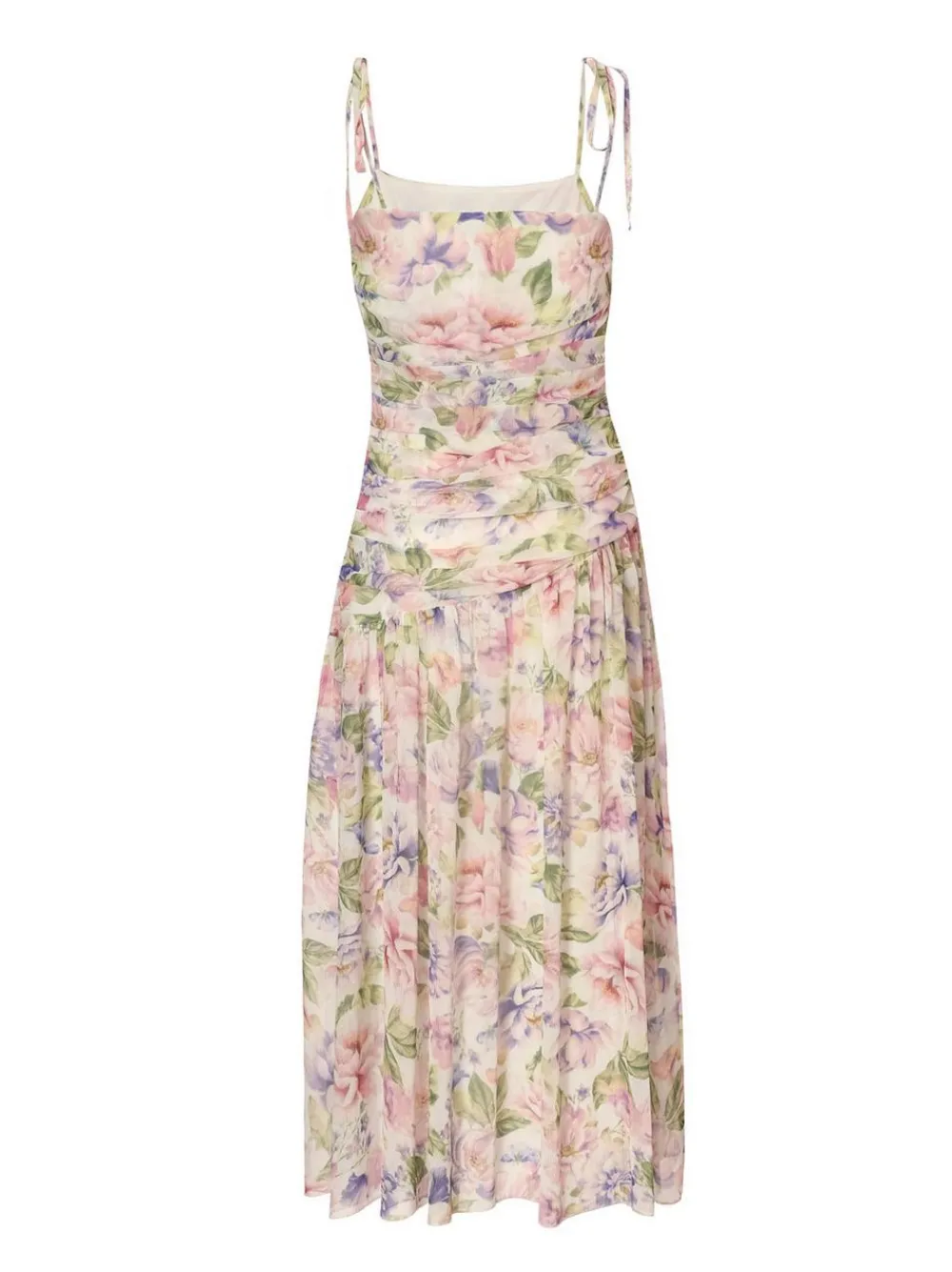 Quiz Day At The Races|Christening Guest>Multi Chiffon Ruched Midaxi Dress