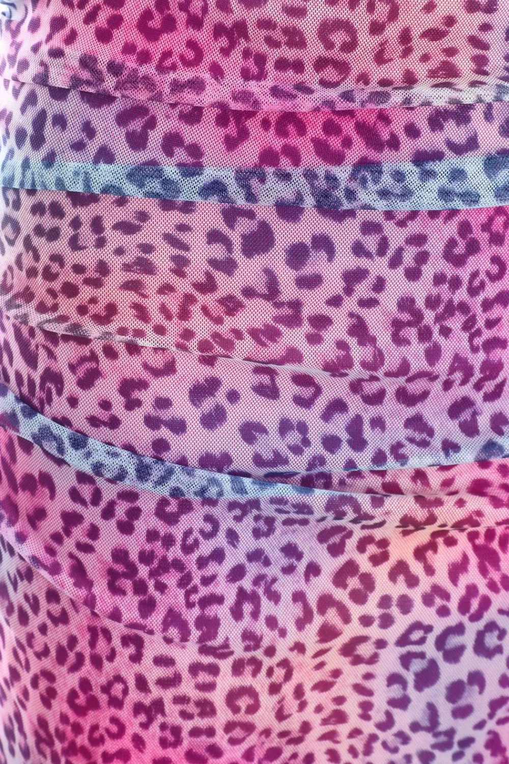 Quiz Summer Clothes|Skirts>Multicolored Leopard Print Mesh Maxi Skirt