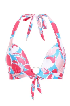 Quiz Holiday Accessories|Holiday>Multicoloured Halter Neck Bikini Top