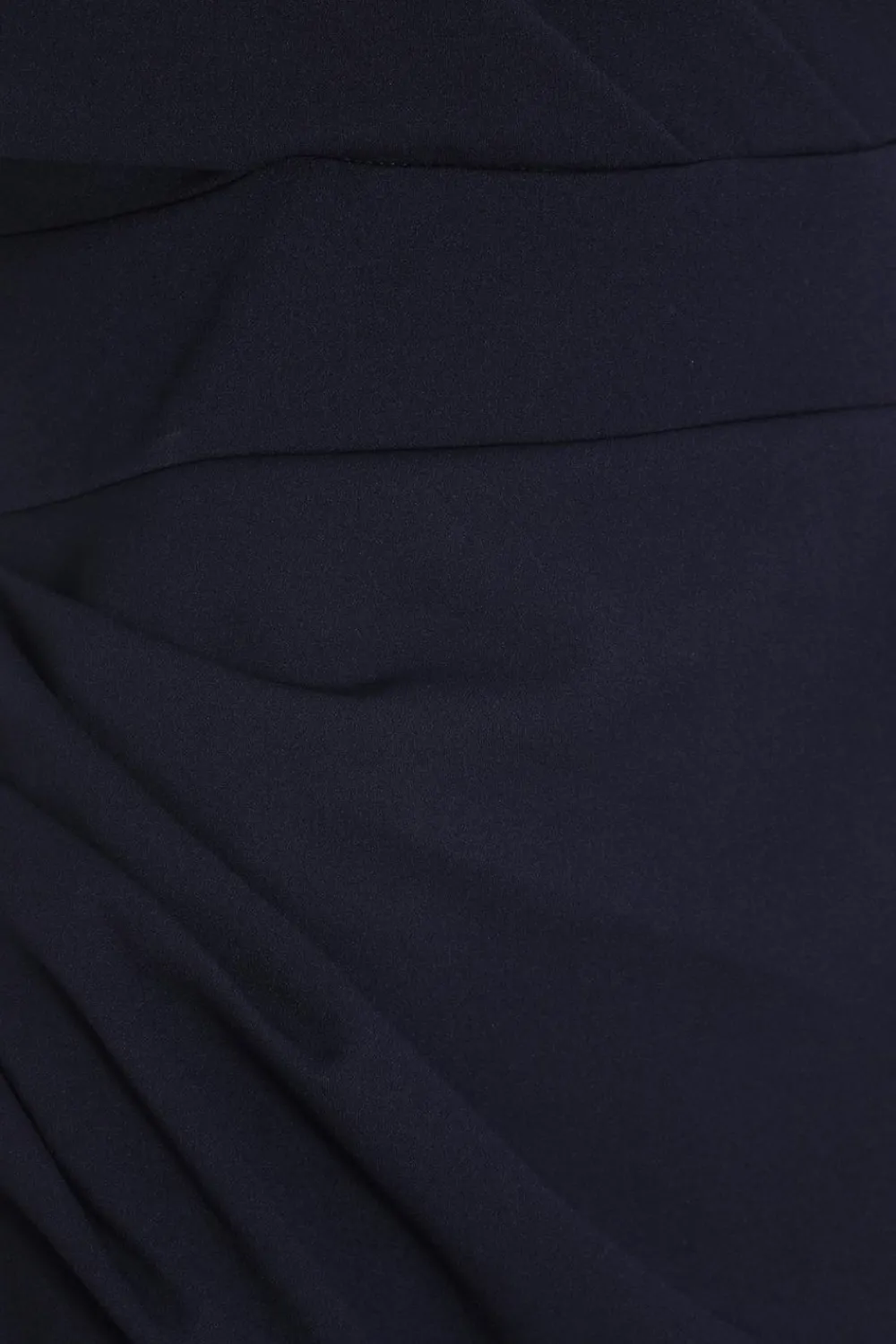 Quiz Wrap Dresses|Wedding Guest Dresses>Navy Bardot Ruched Wrap Midi Dress