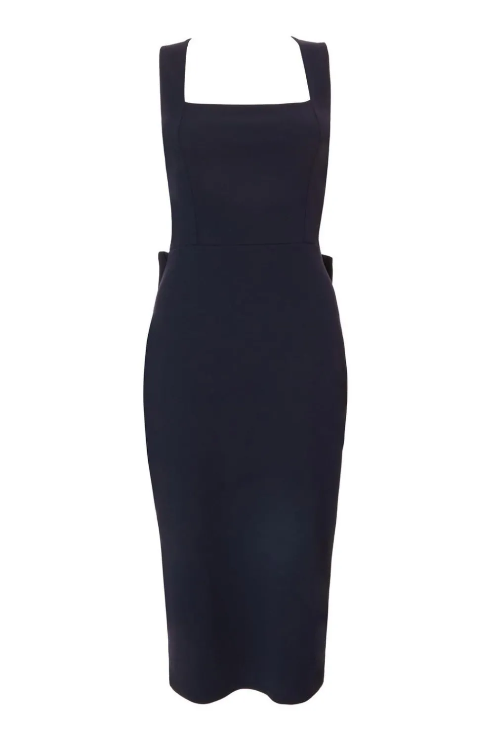 Quiz Day At The Races|Christening Guest>Navy Bow Back Midi Dress