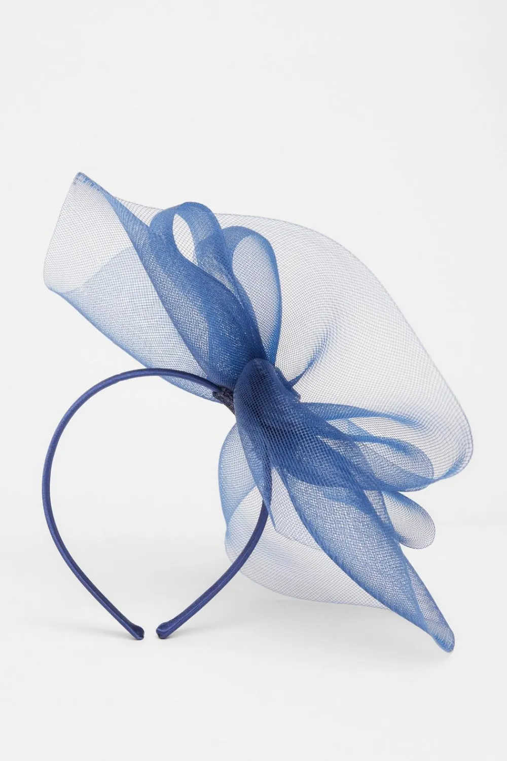 Quiz Wedding Accessories|Hair Accessories>Navy Bow Headband Fascinator