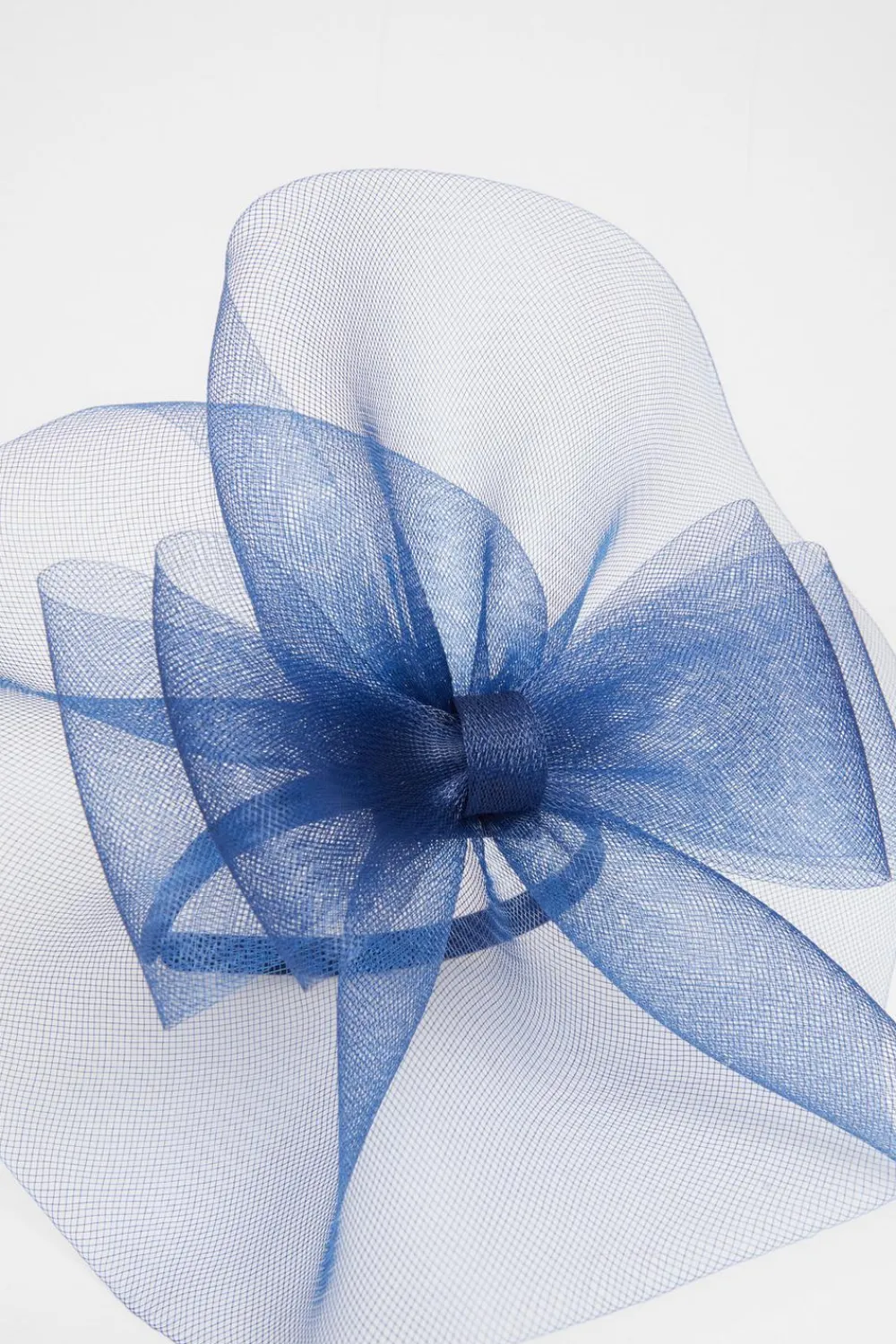 Quiz Wedding Accessories|Hair Accessories>Navy Bow Headband Fascinator
