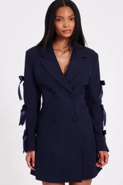 Quiz Day At The Races|Christening Guest>Bow Sleeve Blazer Dress