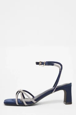 Quiz Shoe & Bag Sets|Occasion Shoes>Diamante Strappy Heeled Sandals
