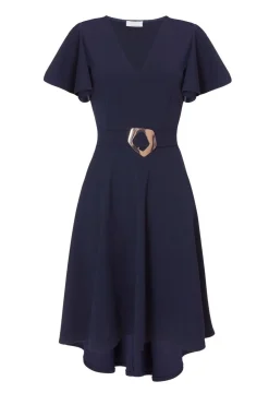 Quiz Evening Dresses|Day At The Races>Dip Hem Midi Dress