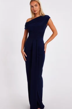Quiz Christening Guest|Dresses>Drape Front Maxi Dress