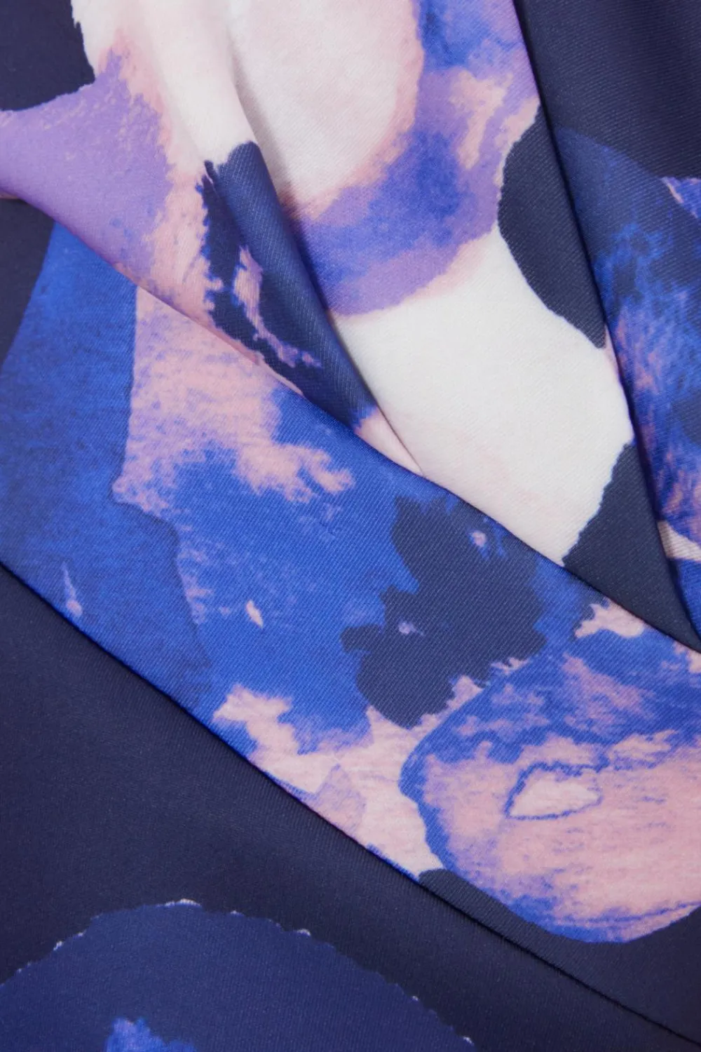 Quiz Day At The Races|Christening Guest>Navy Floral Bardot Midi Dress